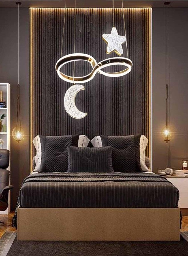 Avior Mood & Star Design LED Chandelier for Dining Table, Height-Adjustable Pendant Light for Breakfast Table, Hanging Light for Home Decoration (CH32) - Image 4